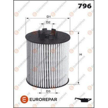 Фільтр масляний EUROREPAR e149176