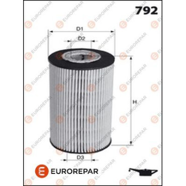 Фільтр оливний EUROREPAR e149236