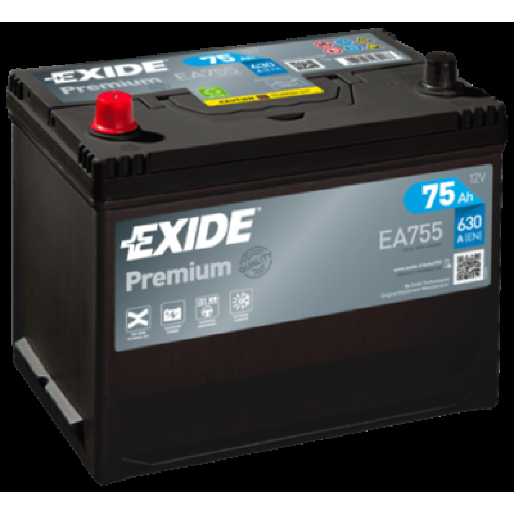 Акумулятор EXIDE ea755