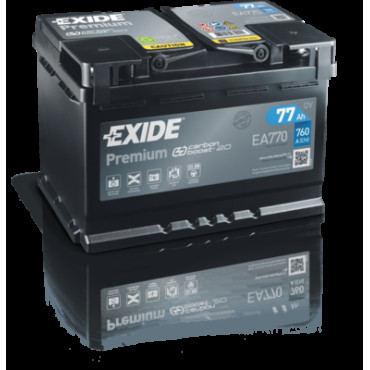 Акумулятор 77ач, 760а EXIDE ea770