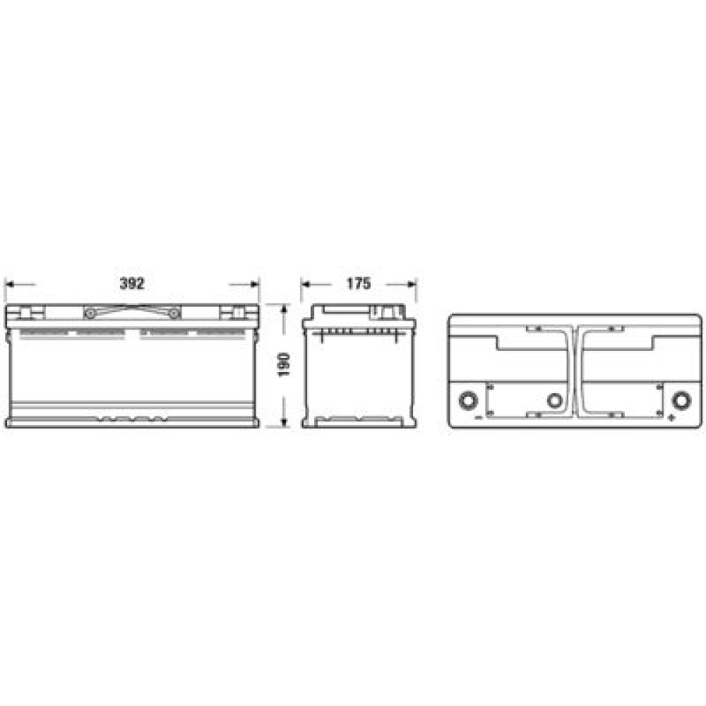 Акумулятор EXIDE eb1100