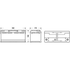 Акумулятор EXIDE eb1100