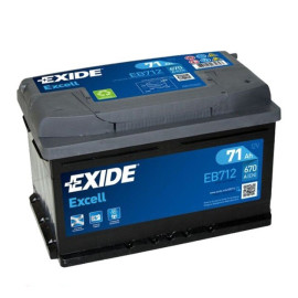Аккумулятор 12V/71Ah/670A EXIDE eb712