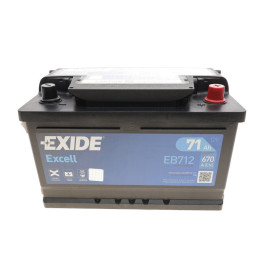 Аккумулятор 12V/71Ah/670A EXIDE eb712
