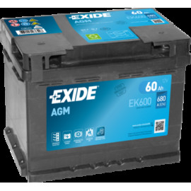 Акумулятор 60ач, 680а EXIDE ek600