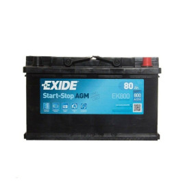 Акумулятор 80ач, 800а EXIDE ek800