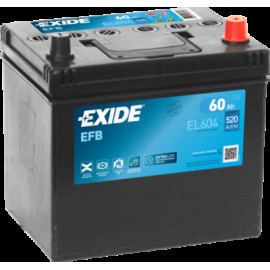 Акумулятор 60ач, 520а EXIDE el604