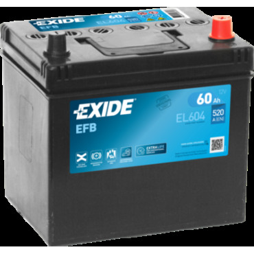 Аккумулятор 60ач, 520а EXIDE el604