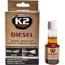 Очиститель дизельных форсунок TURBO DIESEL, 50 мл K2 et3122
