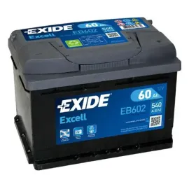 Аккумулятор EXCELL 12V/60Ah/540A EXIDE eb602