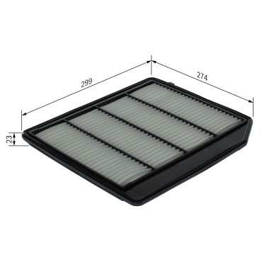 Фільтр повітряний BOSCH f026400710