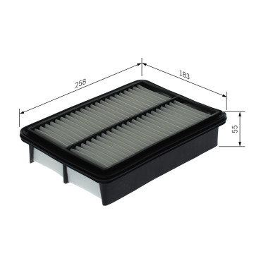 Фільтр повітряний BOSCH f026400747