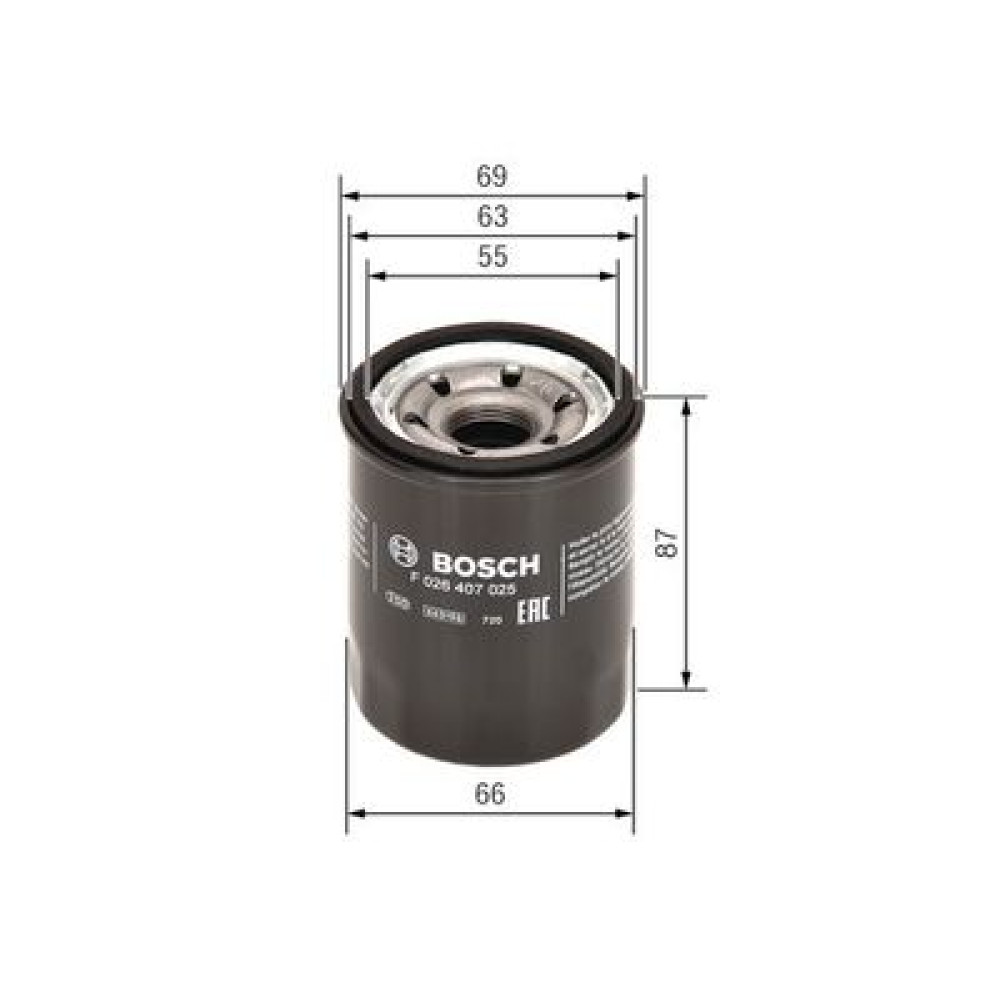 Фільтр оливи BOSCH f026407025
