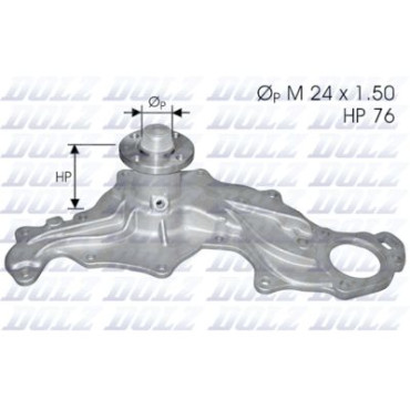 Насос системи охолодження DOLZ f122
