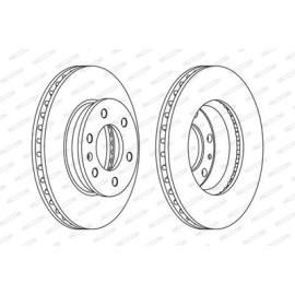 Гальмівний диск Ferodo fcr310a