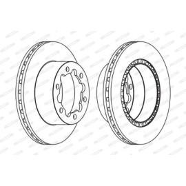 Гальмівний диск Ferodo fcr312a