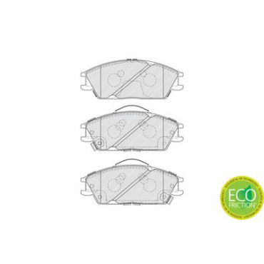 Комплект тормозных колодок из 4 шт. дисков Ferodo fdb4076