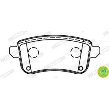 Тормозные колодки Ferodo fdb4435