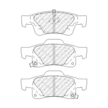 Тормозные колодки Ferodo fdb4819
