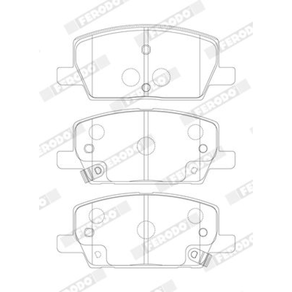 Тормозные колодки Ferodo fdb4914