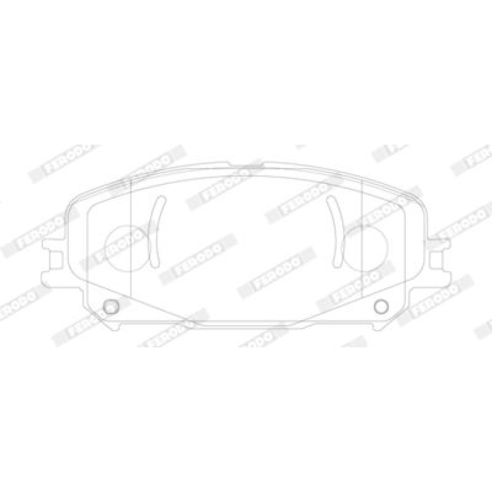 Тормозные колодки Ferodo fdb5198