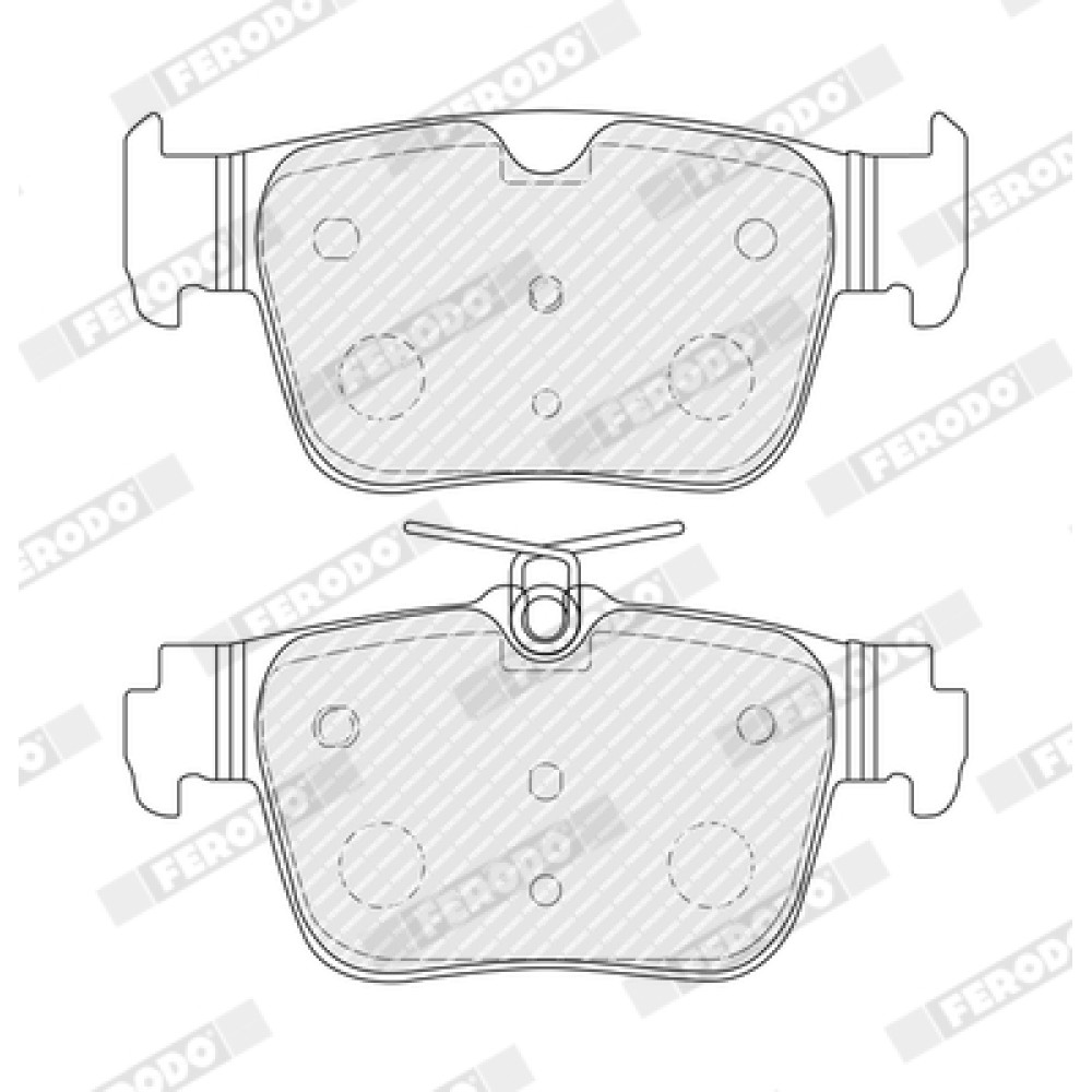 Тормозные колодки Ferodo fdb5357