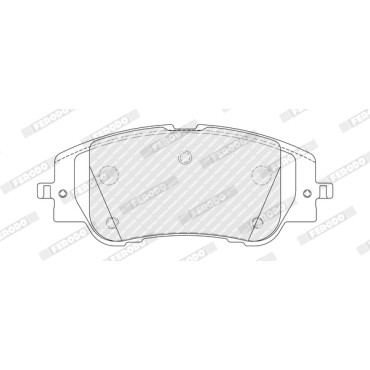 Тормозные колодки Ferodo fdb5507