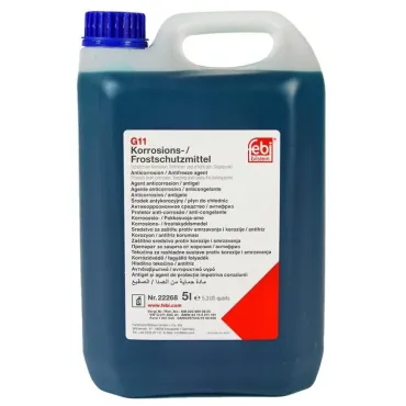 Антифриз G11 (синій) концентрат FEBI (5л) FEBI BILSTEIN 22268