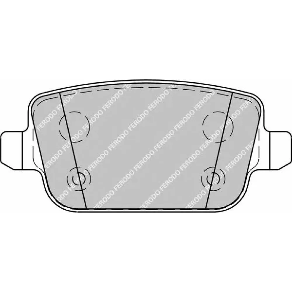 Комплект тормозных колодок Ferodo fdb1932