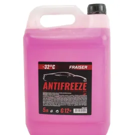 Антифриз G12+ (красный) -32°C готовый (5L) FRAISER frg1205