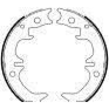 Тормозные колодки барабанные Ferodo fsb4069