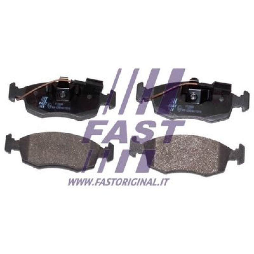 Тормозные колодки передние с 2 датчиками FAST ft29083