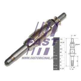 Свічка розжарювання FAST ft82710