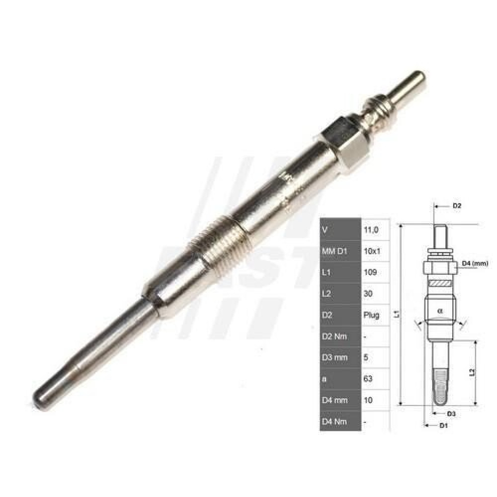 Свічка розжарення FAST ft82733