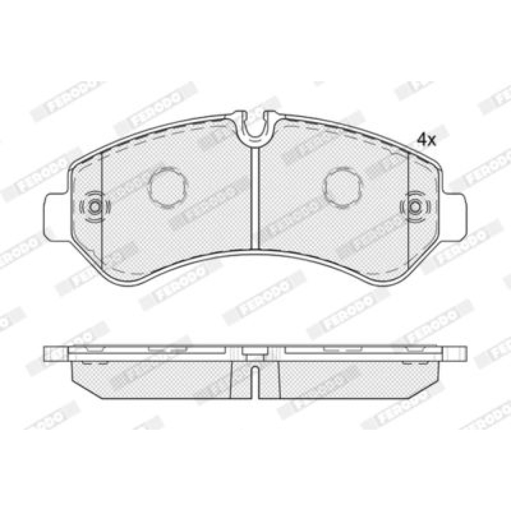 Тормозные колодки Ferodo fvr5187