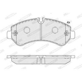 Ferodo fvr5187 Тормозные колодки Ferodo fvr5187