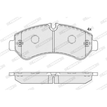 Тормозные колодки Ferodo fvr5187