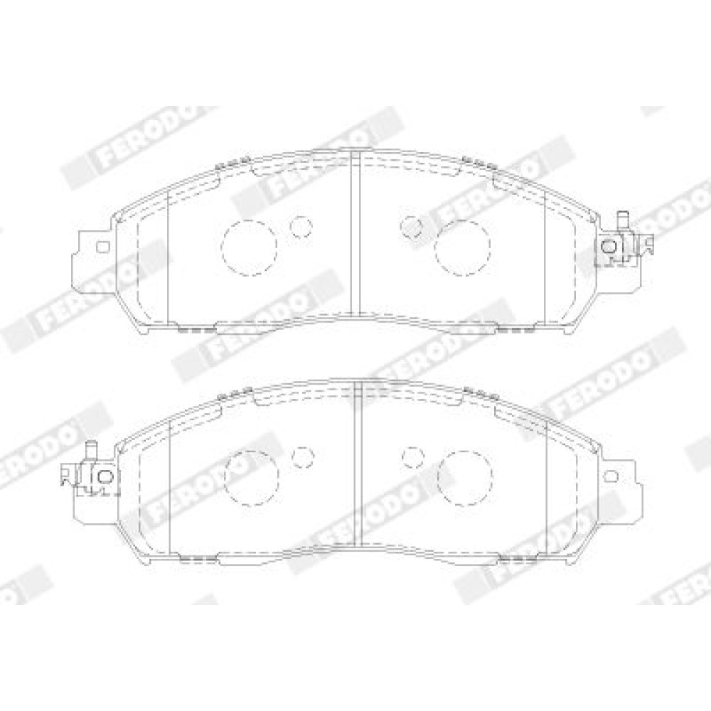 Тормозные колодки Ferodo fvr5284