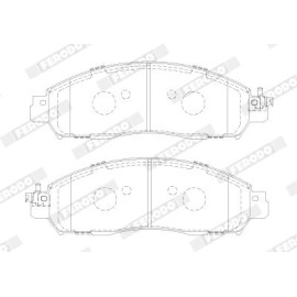 Тормозные колодки Ferodo fvr5284