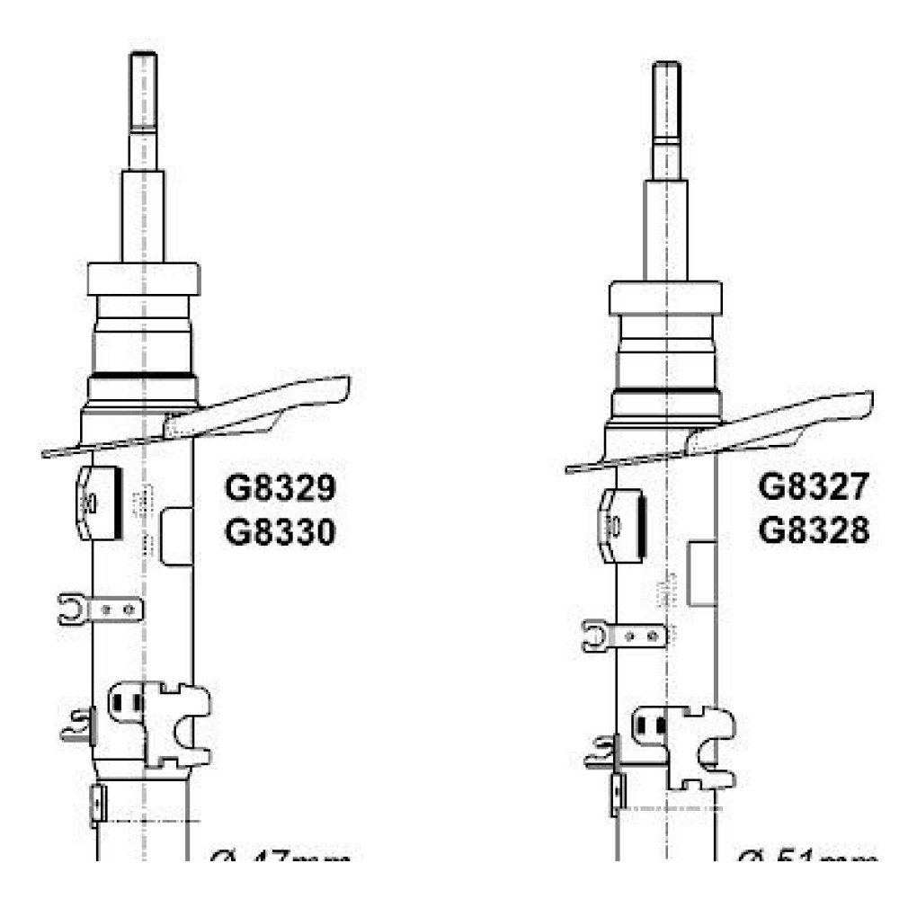 Амортизатор MONROE g8327