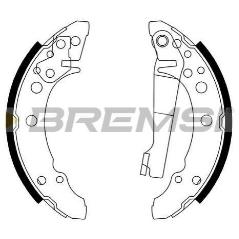 Тормозные колодки задние BREMSI gf0016