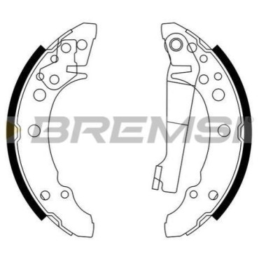 Гальмівні колодки задні BREMSI gf0016