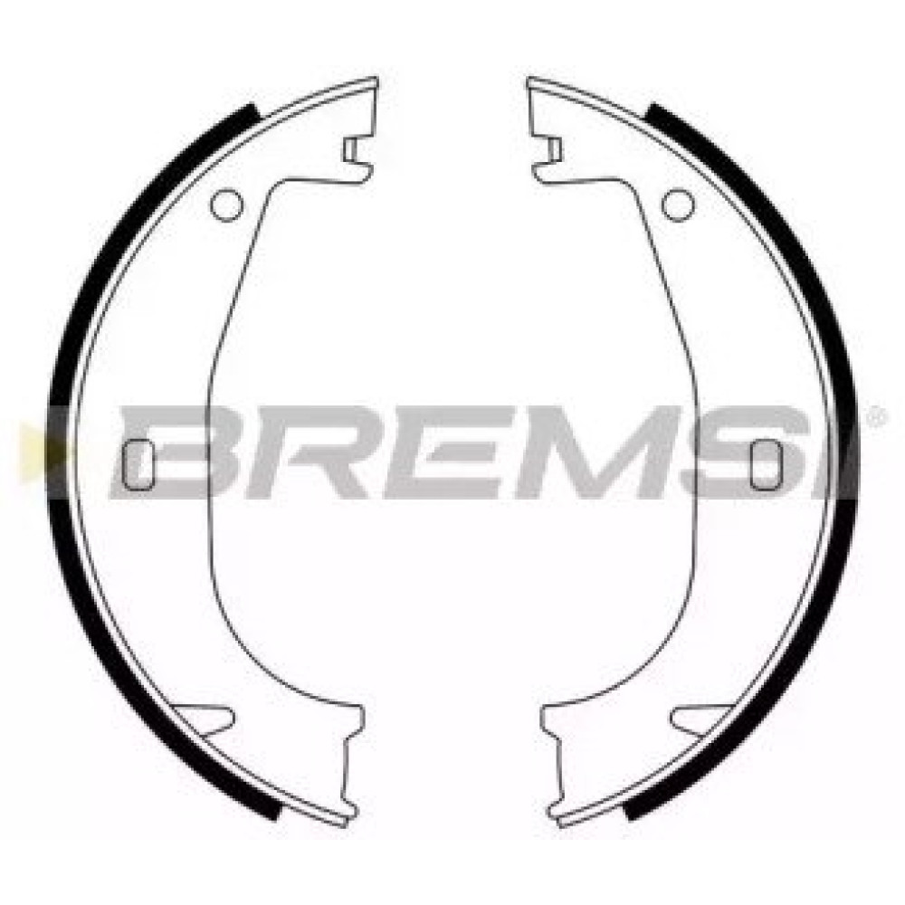 Колодки ручного тормоза BREMSI gf0078