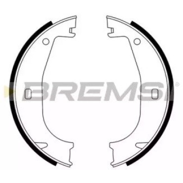 Колодки ручного тормоза BREMSI gf0078
