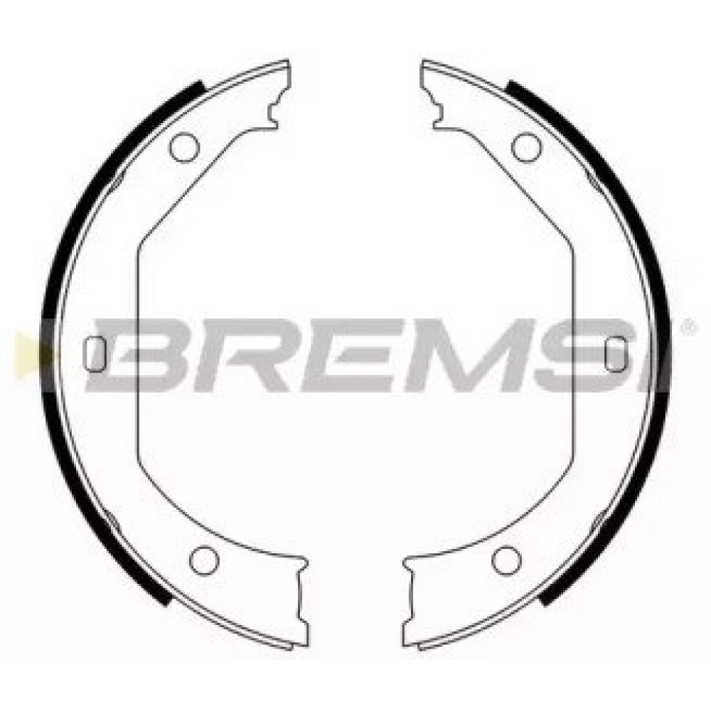Колодки ручного гальма BREMSI gf0080