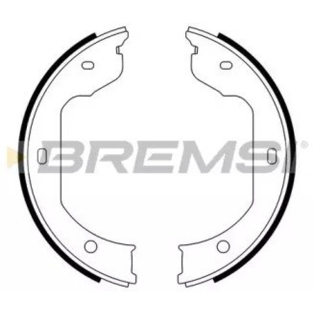 Колодки ручного гальма BREMSI gf0081