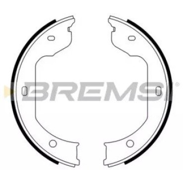 Колодки ручного тормоза BREMSI gf0081