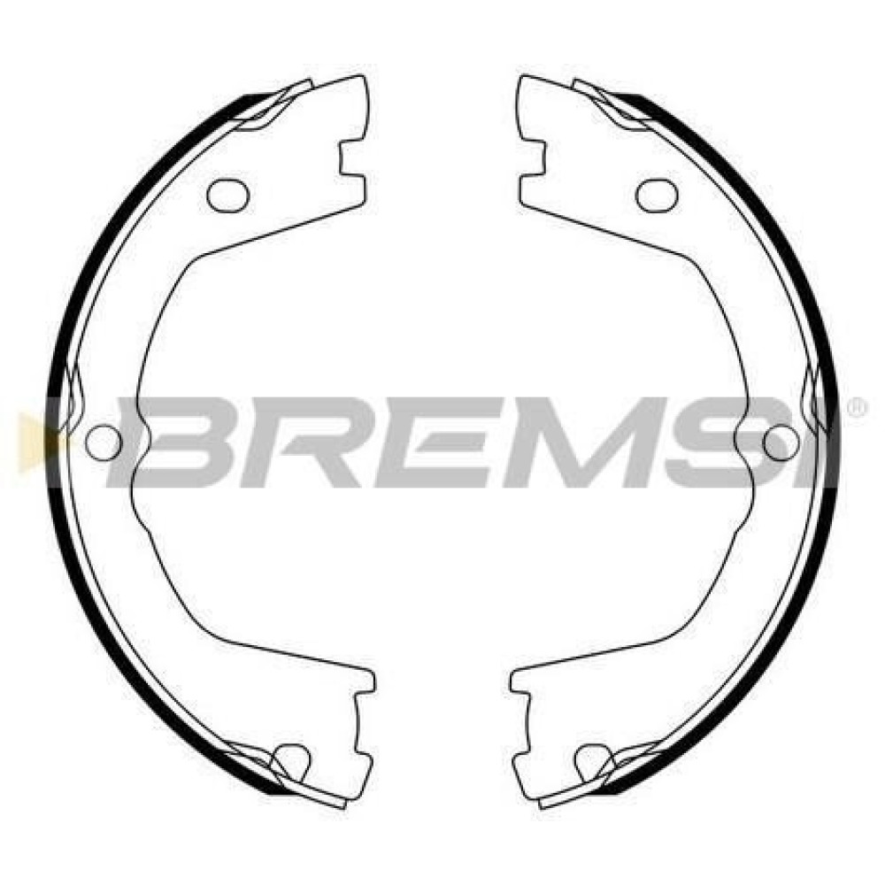 Тормозные колодки задние BREMSI gf0142