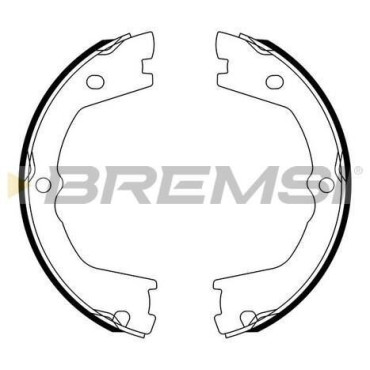 Тормозные колодки задние BREMSI gf0142