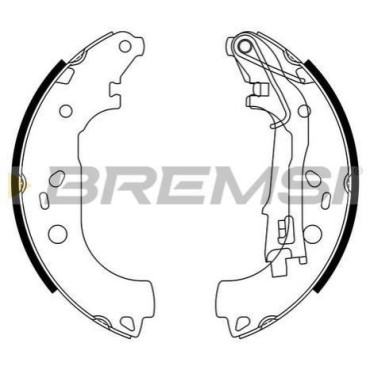 Тормозные колодки задние BREMSI gf0161